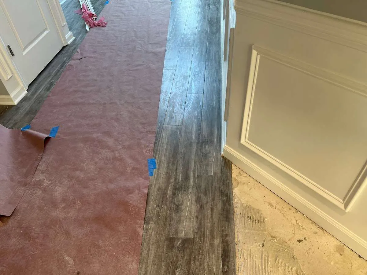 Completed marble shower restoration in Lake Jackson